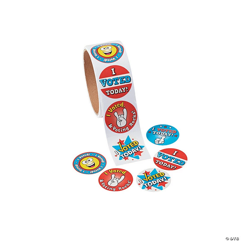 Best deal ✔️ I Voted Today Sticker Roll - 100 Pc. 🧨 - Image 2