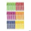 Cheap ✔️ Personalized Solid Color Retractable Pen Assortment - 48 Pc. ⭐