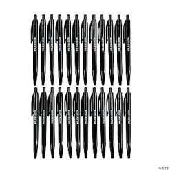 Best reviews of ⭐ Personalized Black Retractable Pens - 24 Pc. 🌟
