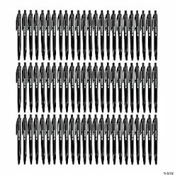 Brand new 😀 Personalized Black Retractable Pens - 72 Pc. 🔥