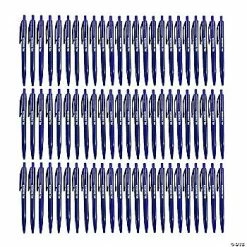 Cheapest 💯 Personalized Blue Retractable Pens - 72 Pc. 🛒