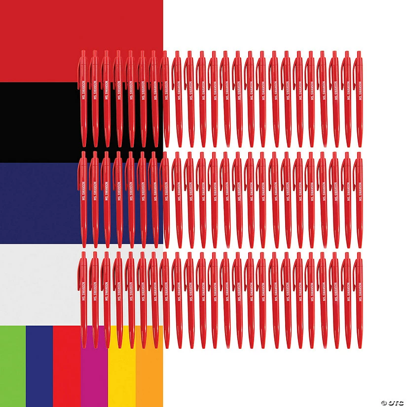 Cheap ๐ฅ Personalized Solid Color Retractable Pens - 72 Pc. ๐ - Image 2