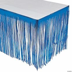 Cheap 🔔 Metallic Fringe Plastic Table 👗 Skirt 💯