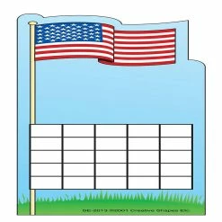 Best Pirce 🧨 Creative Shapes Etc. - Personal Incentive Chart - Flag 🤩