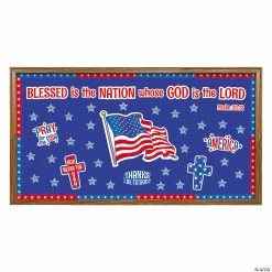 Top 10 ๐ Patriotic Faith Bulletin Board Set - 71 Pc. โ