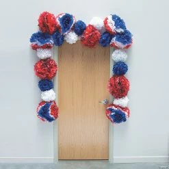 Brand new ⭐ Patriotic Flower Tissue Paper Door Border ⭐