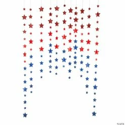 Deals 🧨 Patriotic Hanging Stars Curtain Backdrop ✨