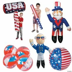 Buy 😀 Patriotic Inflatables Kit - 22 Pc. ✨