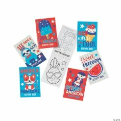 Discount 👍 Patriotic Mini Activity Book Assortment - 72 Pc. 🔥