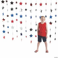 Wholesale 🔥 Patriotic Star Foil Backdrop 😀