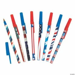 Brand new ⌛ Patriotic Stick Pen Assortment - 72 Pc. 🔔