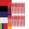 Best Sale ❤️ Personalized Solid Color Retractable Pens - 24 Pc. 🛒