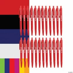 Best Sale โค๏ธ Personalized Solid Color Retractable Pens - 24 Pc. ๐