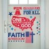 Brand new 💯 Religious Patriotic Window Clings - 2 Pc. ✔️