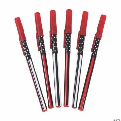 Wholesale 😉 Thin Red Line Stick Pens - 12 Pc. ⌛